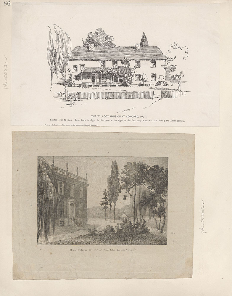 Castner Scrapbook v.5, Old Houses 2, page 86