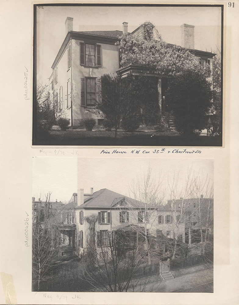 Castner Scrapbook v.5, Old Houses, page 91