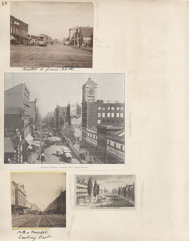 Castner Scrapbook v.6, Market Street, page 18