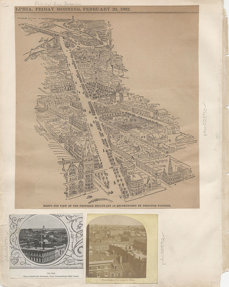 Castner Scrapbook v.7, Walks, Views, Maps, page 1C