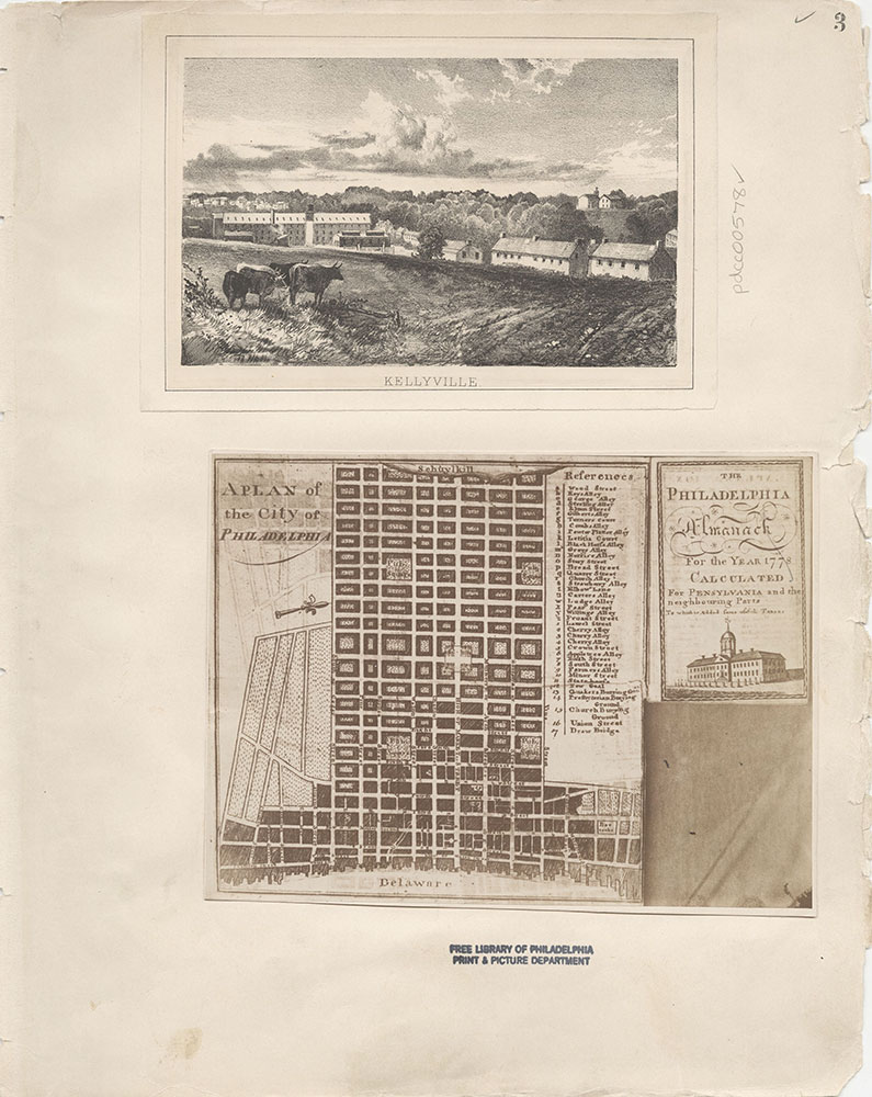 Castner Scrapbook v.7, Walks, Views, Maps, page 3