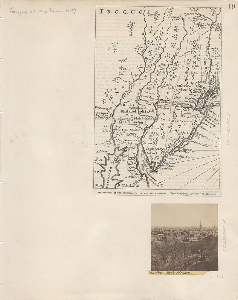 Castner Scrapbook v.7, Walks, Views, Maps, page 19