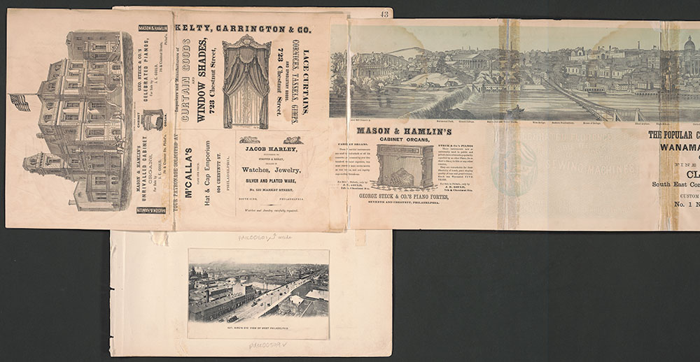 Castner Scrapbook v.7, Walks, Views, Maps, page 43