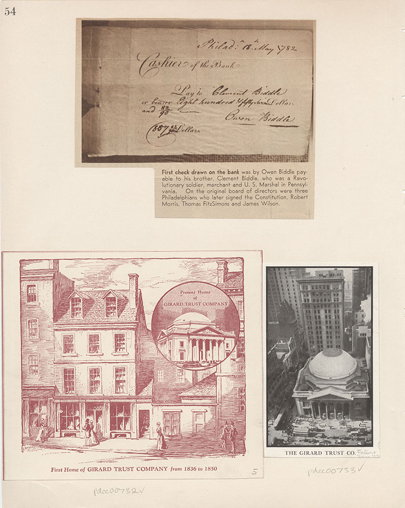 Castner Scrapbook v.8, Financial, page 54