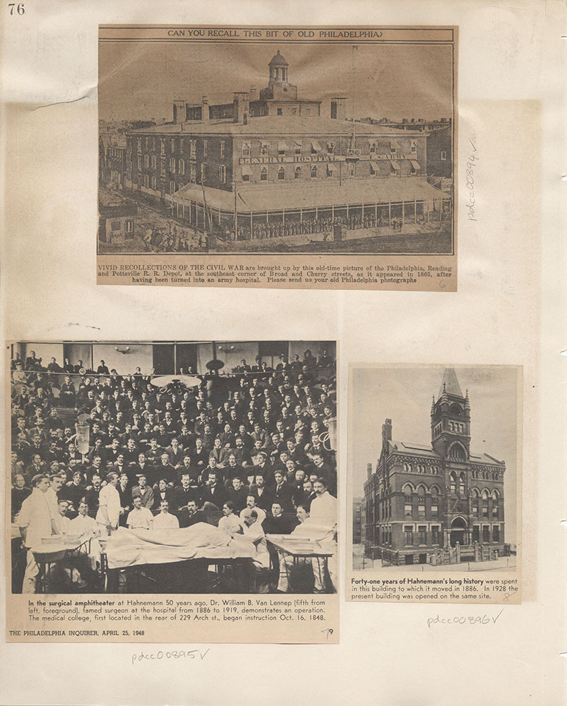 Castner Scrapbook v.9, Hospitals, Charitable, page 76