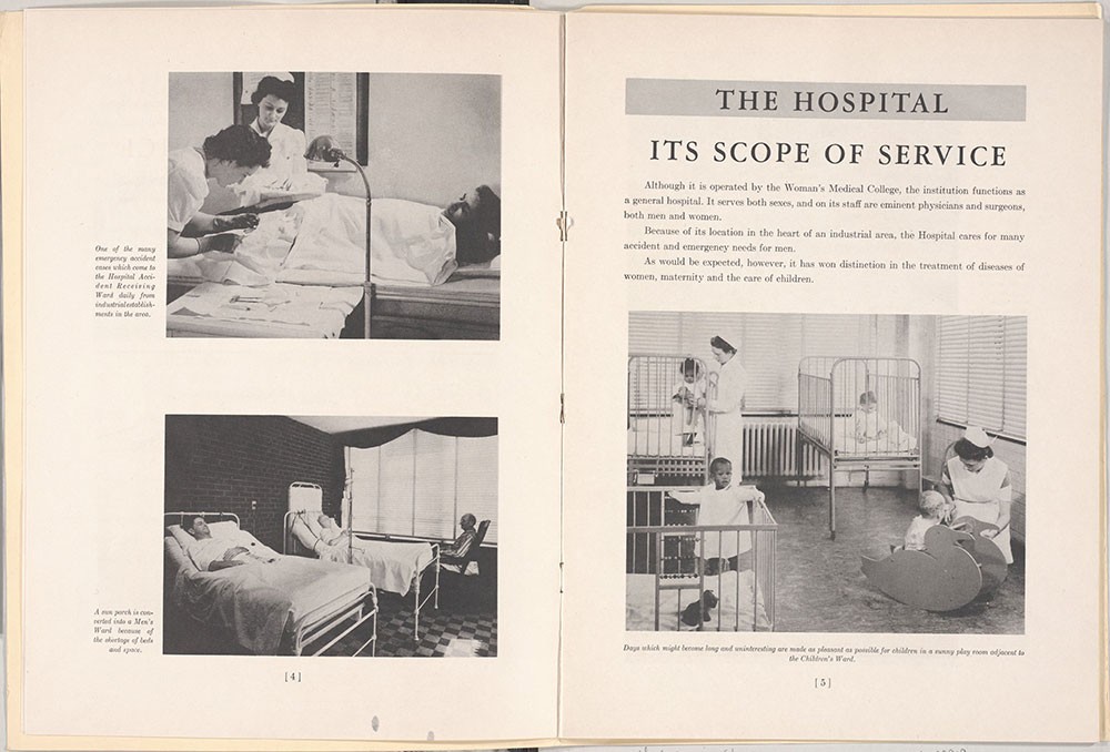 Castner Scrapbook v.9, Hospitals, Charitable, inside back cover