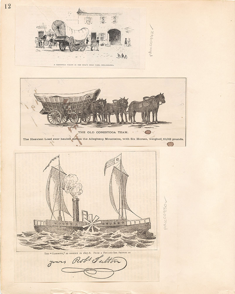 Castner Scrapbook v.10, Transportation, page 12