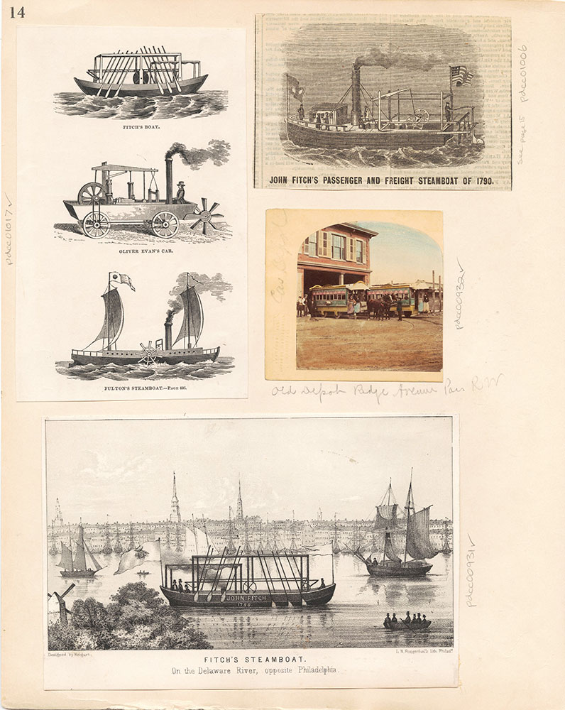 Castner Scrapbook v.10, Transportation, page 14