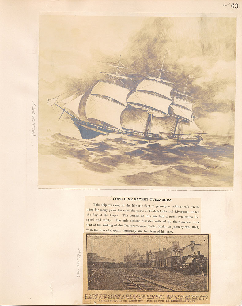 Castner Scrapbook v.10, Transportation, page 63