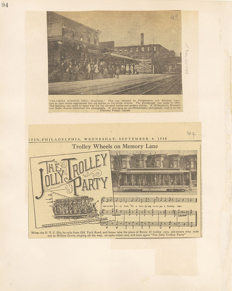 Castner Scrapbook v.10, Transportation, page 94