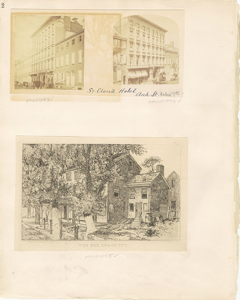 Castner Scrapbook v. 11, Hotels, Inns, page 2