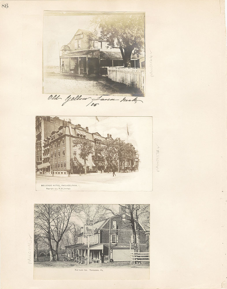 Castner Scrapbook v. 11, Hotels, Inns, page 86