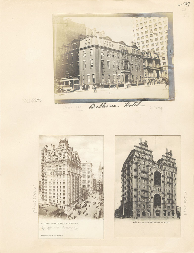 Castner Scrapbook v. 11, Hotels, Inns, page 87