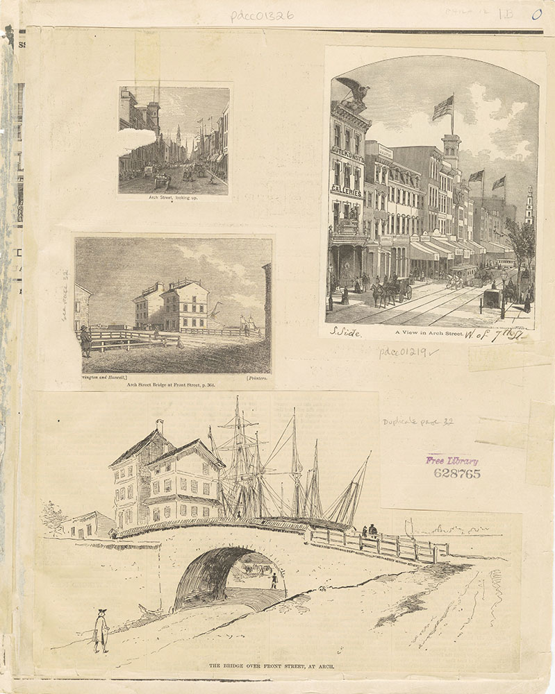 Castner Scrapbook v.12, Streets 1, page 1B