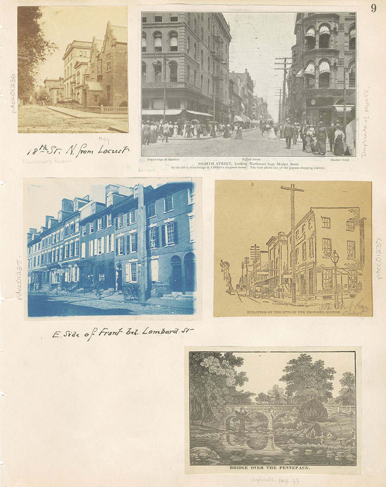 Castner Scrapbook v.12, Streets 1, page 9