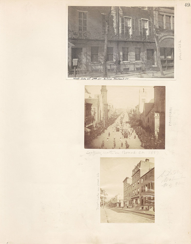 Castner Scrapbook v.12, Streets 1, page 49