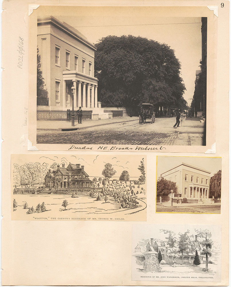 Castner Scrapbook v.18, Chestnut Street – Residences 1, page 9