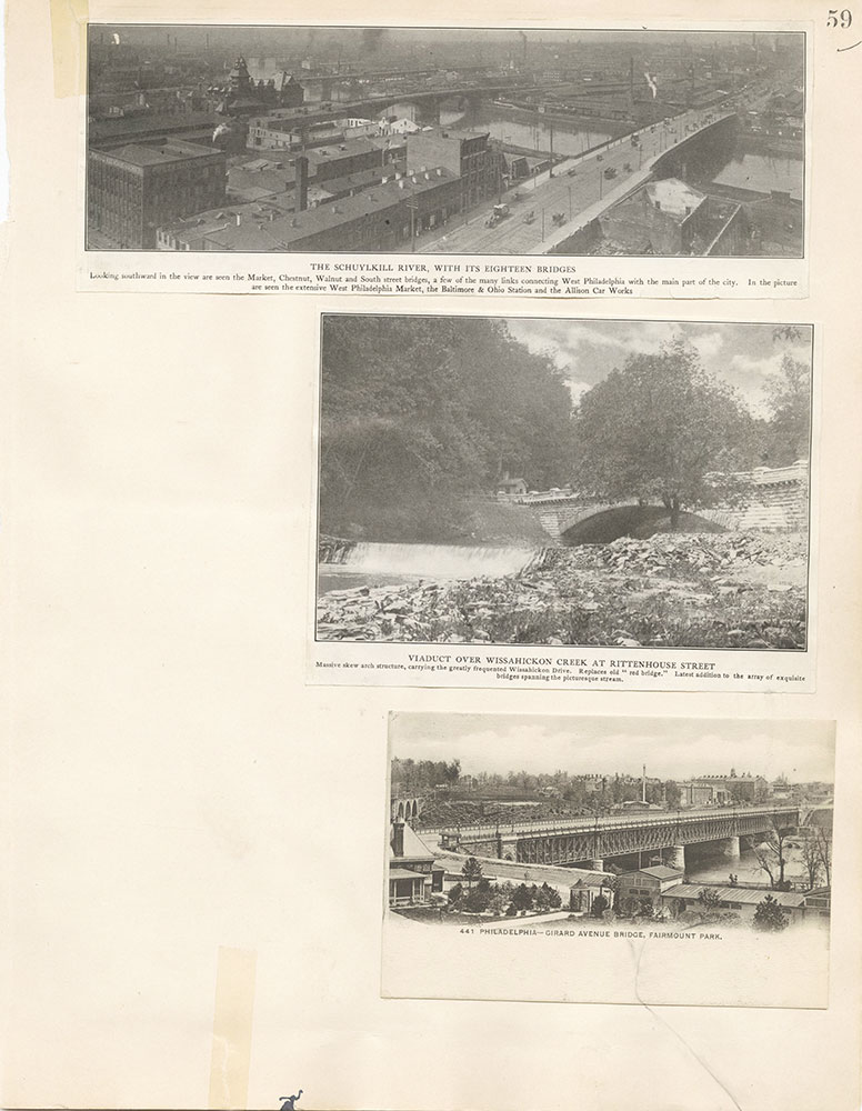 Castner Scrapbook v.21, Park and Schuylkill River 1, page 59