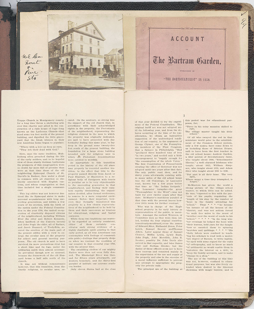Castner Scrapbook v.25, Old Houses 3, page 99
