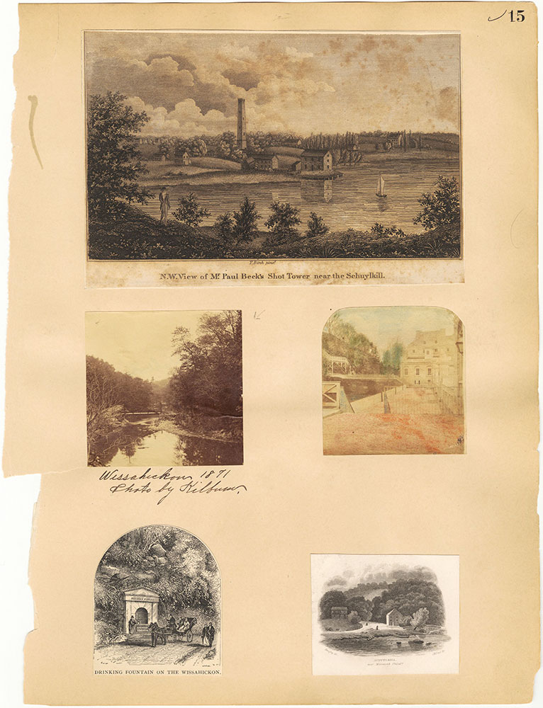 Castner Scrapbook v.30, Park and Schuylkill River 2, page 15
