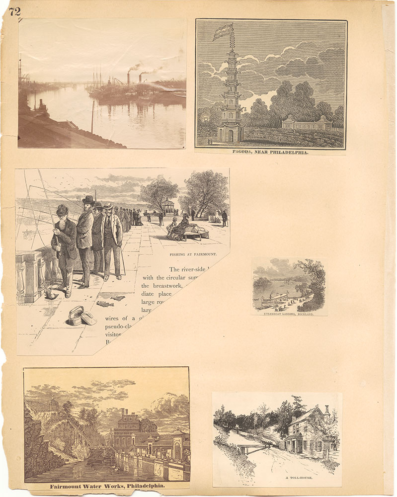 Castner Scrapbook v.30, Park and Schuylkill River 2, page 72