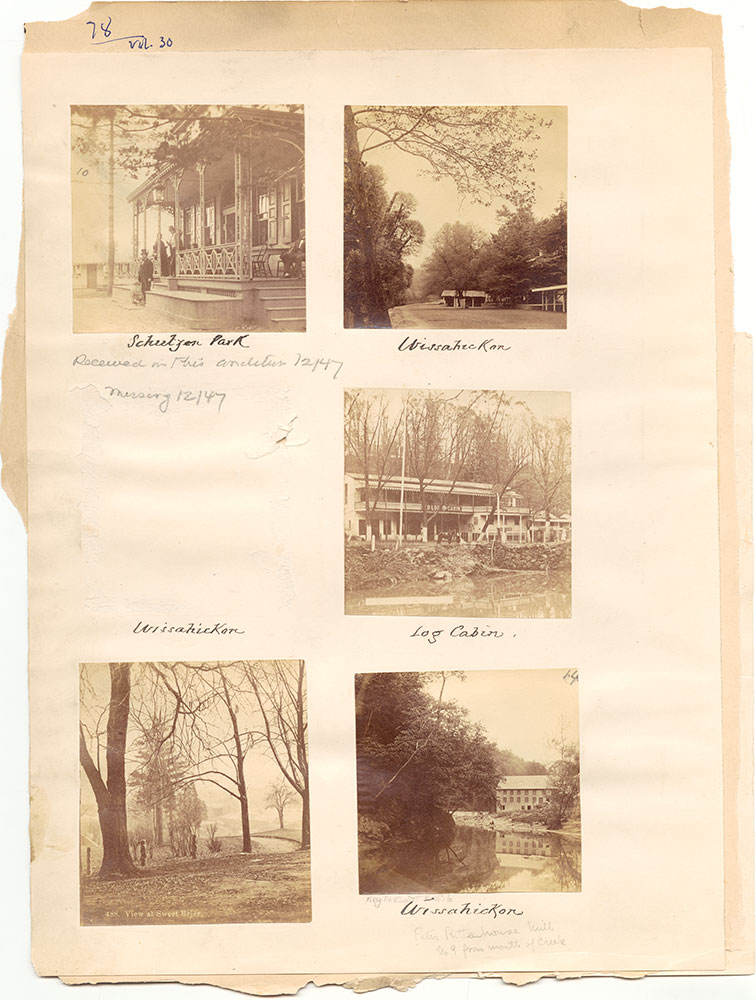 Castner Scrapbook v.30, Park and Schuylkill River 2, page 78