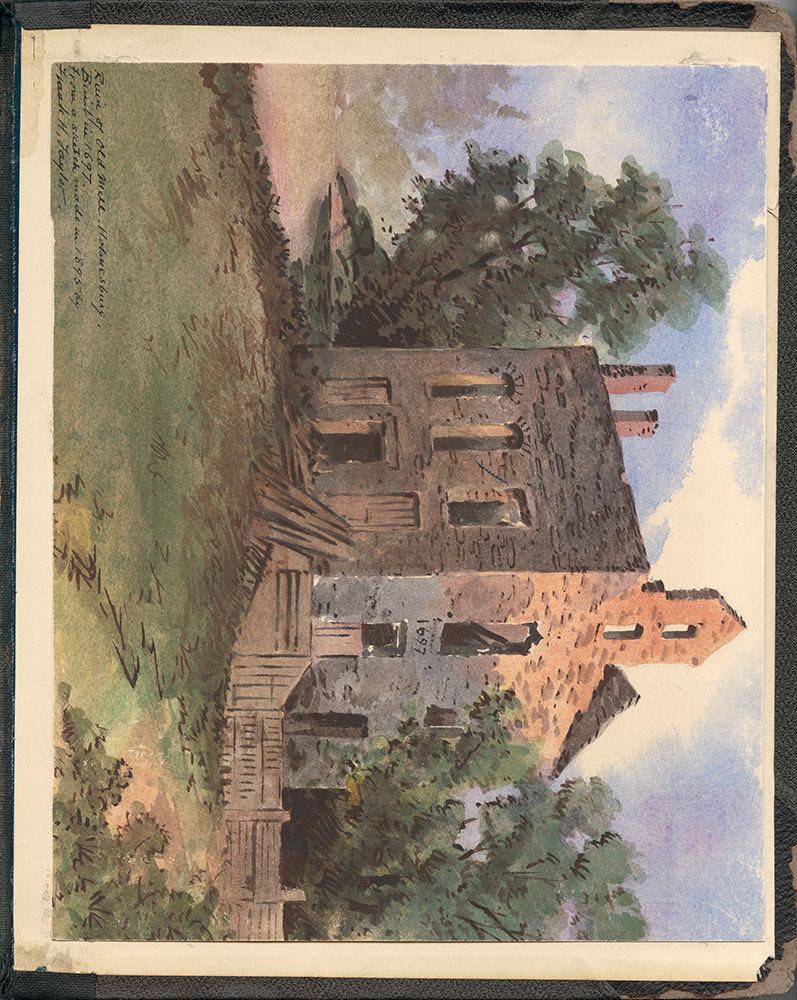 Castner Scrapbook v.33, Old Houses 6, (inside front cover)
