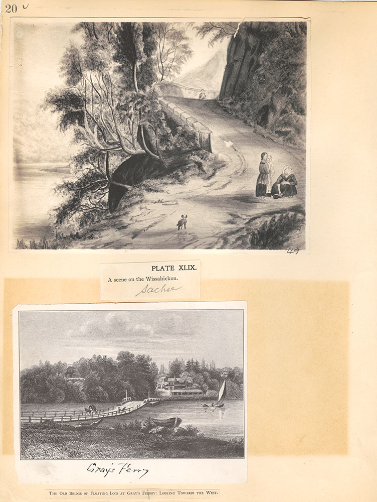Castner Scrapbook v.34, Park and Schuylkill River 3, page 20