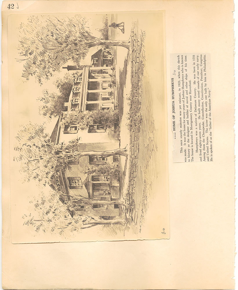 Castner Scrapbook v.36, Old Houses 7, page 42