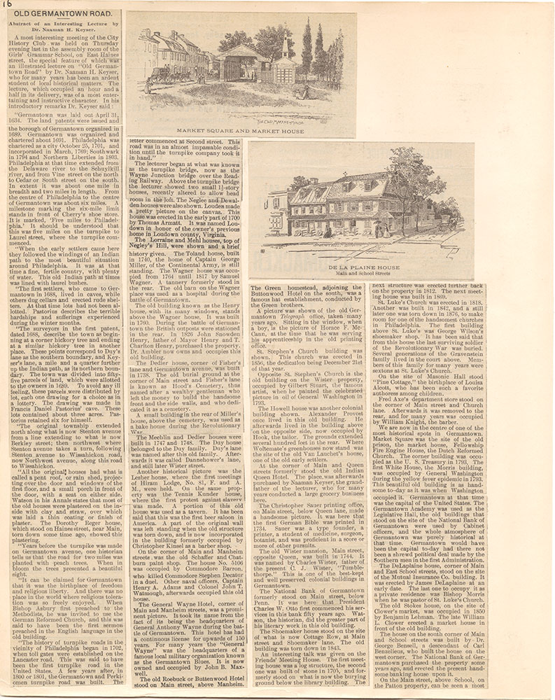 Castner Scrapbook v.37, Germantown 1, page 16