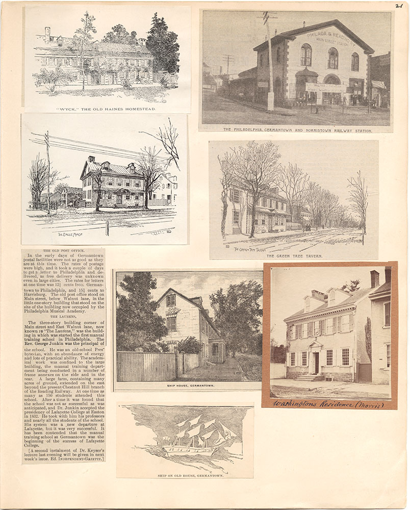 Castner Scrapbook v.37, Germantown 1, page 21