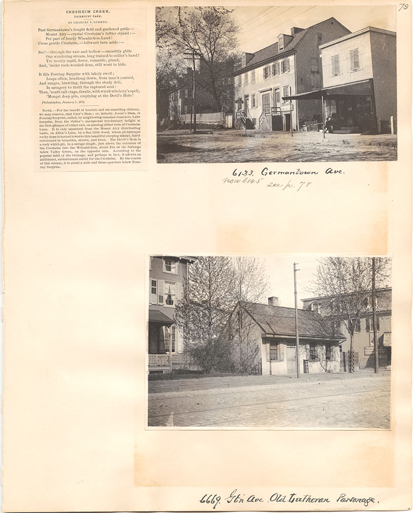 Castner Scrapbook v.37, Germantown 1, page 79