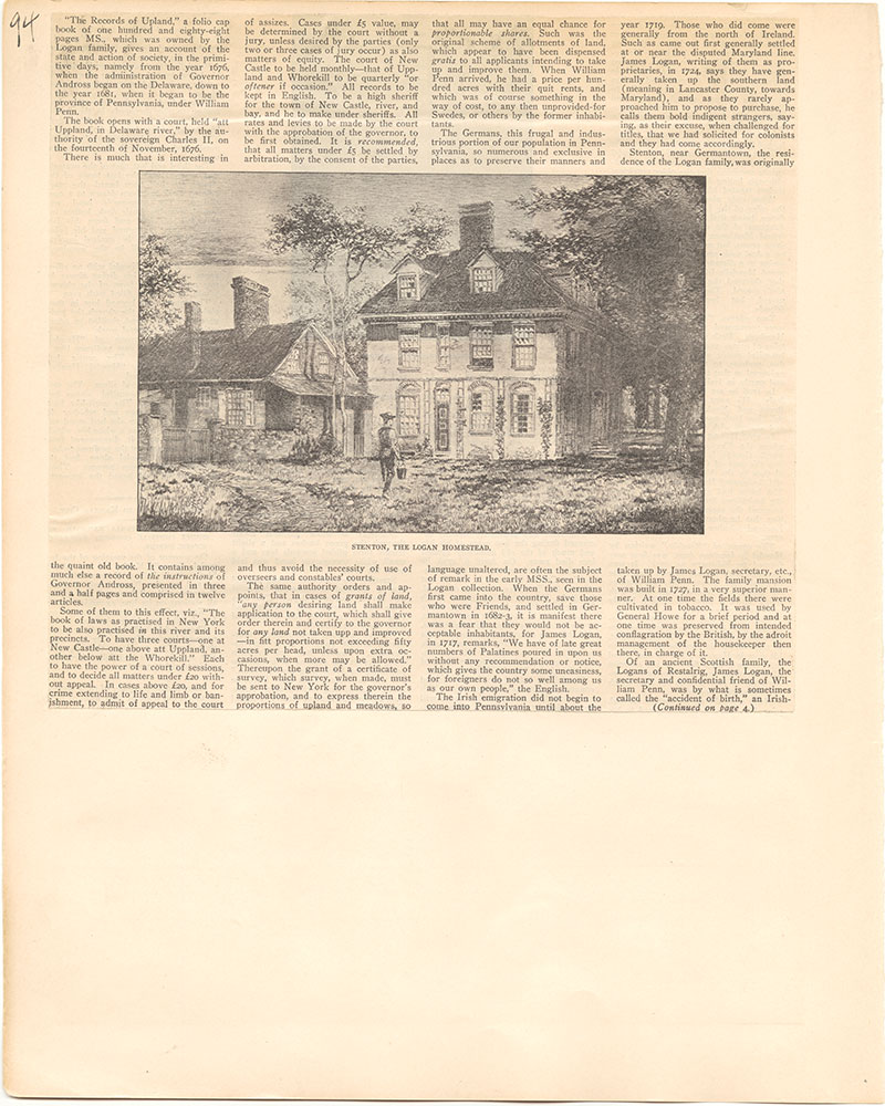 Castner Scrapbook v.37, Germantown 1, page 94