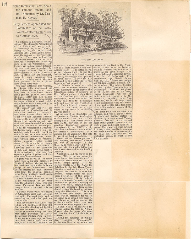 Castner Scrapbook v.38, Germantown 2, page 18