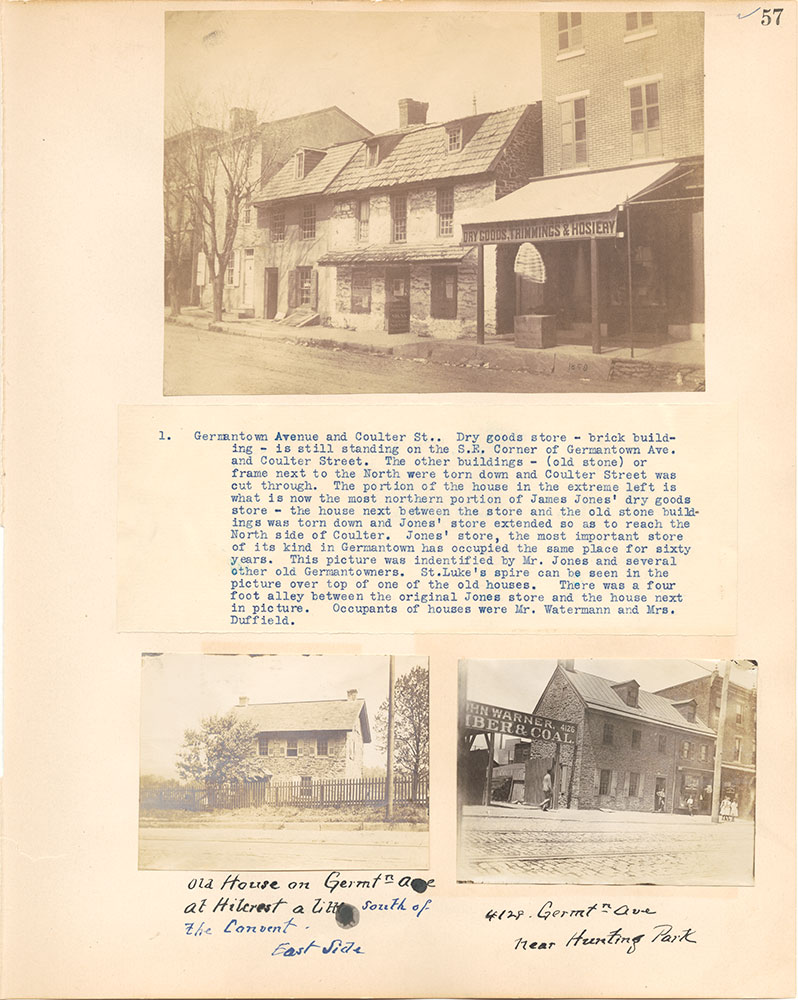 Castner Scrapbook v.38, Germantown 2, page 57