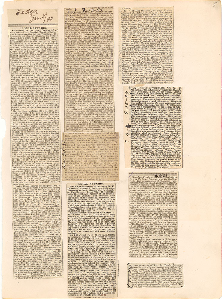 Castner Scrapbook v.44, Scrap-book 1 ½, page 5