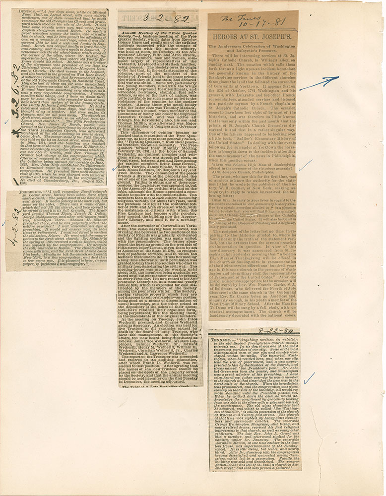 Castner Scrapbook v.44, Scrap-book 1 ½, page 33v