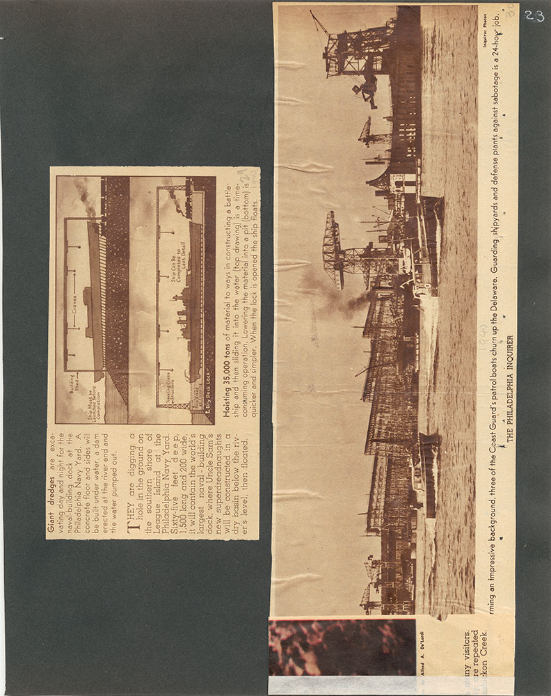 Castner Scrapbook v.46, Delaware River 2, page 23