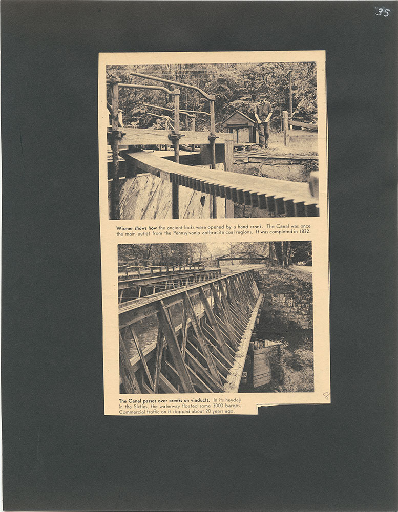 Castner Scrapbook v.46, Delaware River 2, page 35