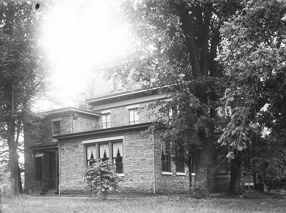 West Elevation of house, 