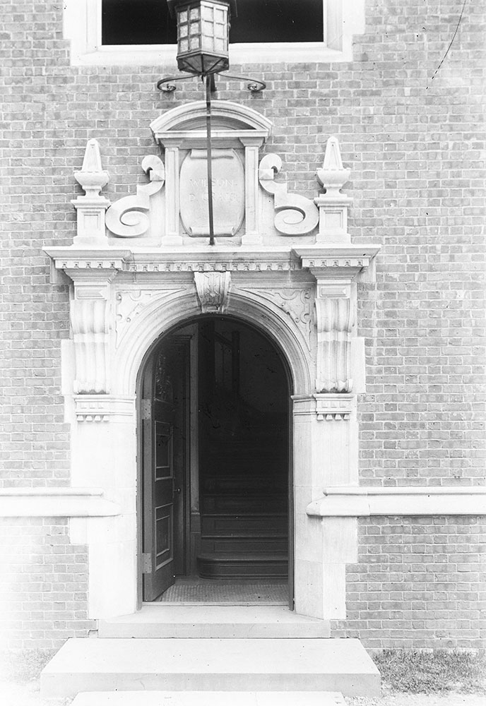 University of Pennsylvania Dormatories- Wilcon D. Graig House, detail of door