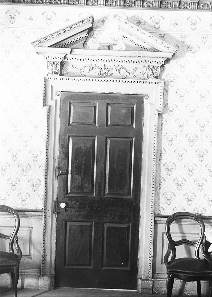 The Blackwell House, erected 1768, interior door detail