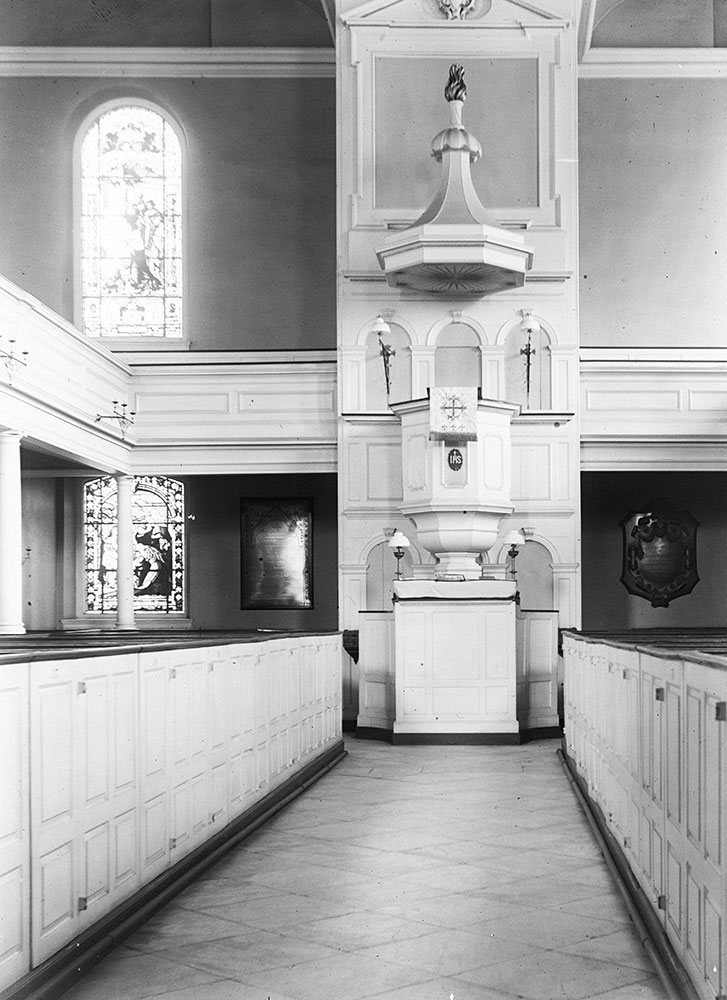 St. Peter's Church (1758-61), interior (the pulpit)