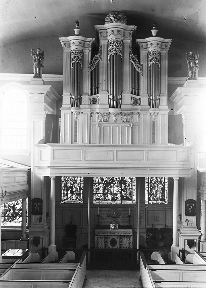 St. Peter's Church (1758-61), interior (the organ)