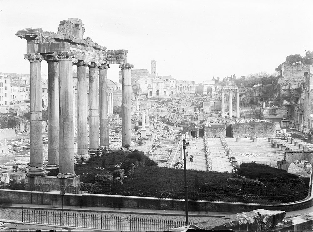 The Forum showing Temple of Saturn