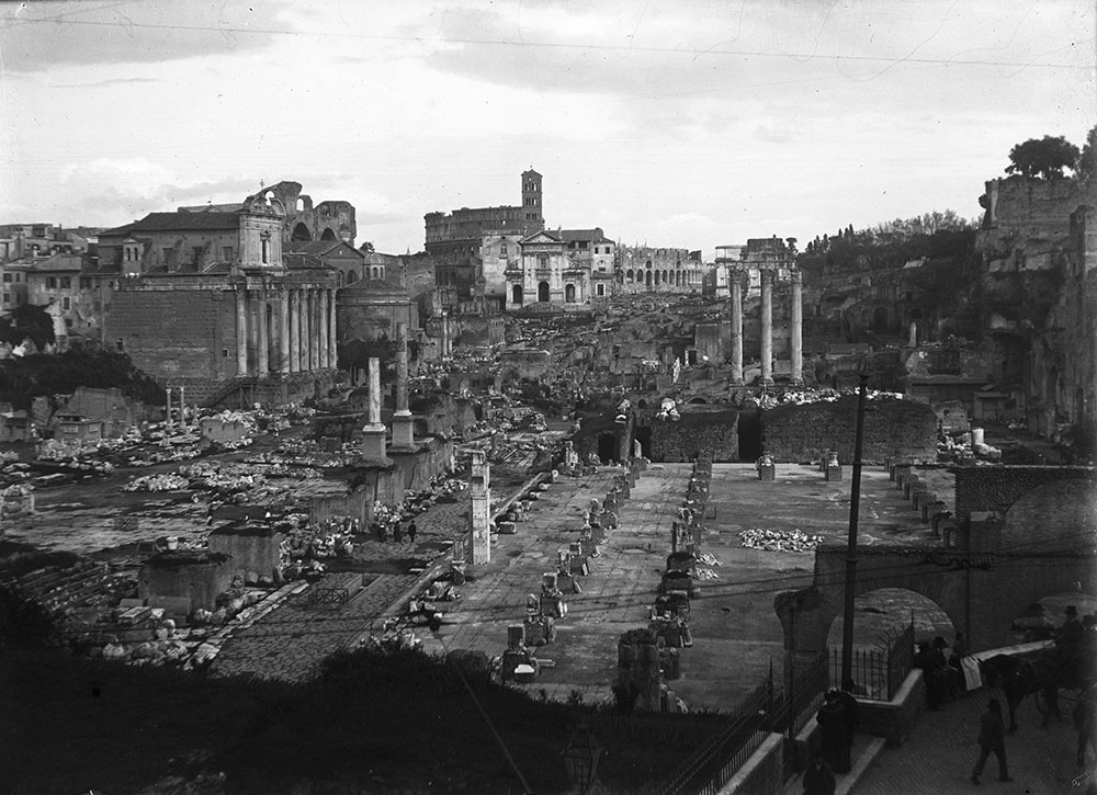 The Forum looking towards the Coliseum