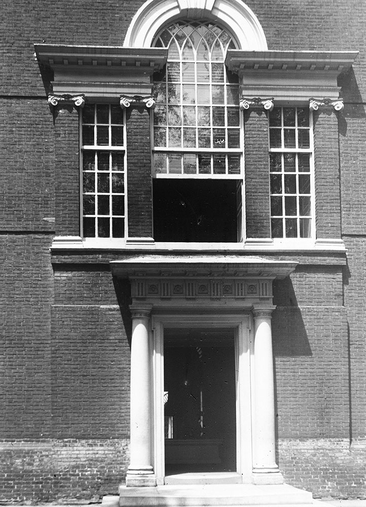 Independence Hall, Detail of Entrance and Window over