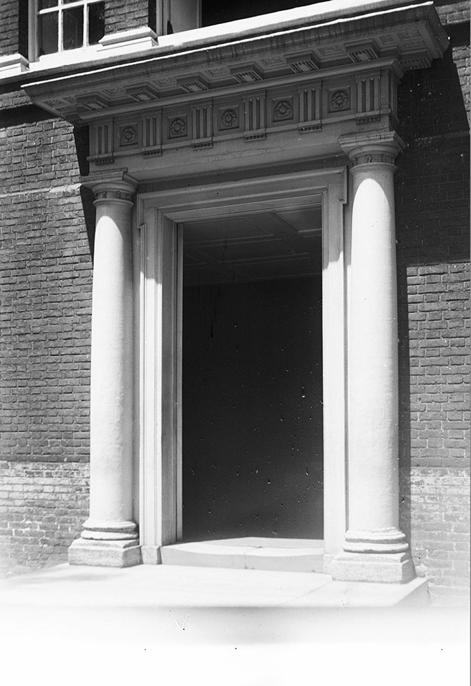 Independence Hall, Detail of door