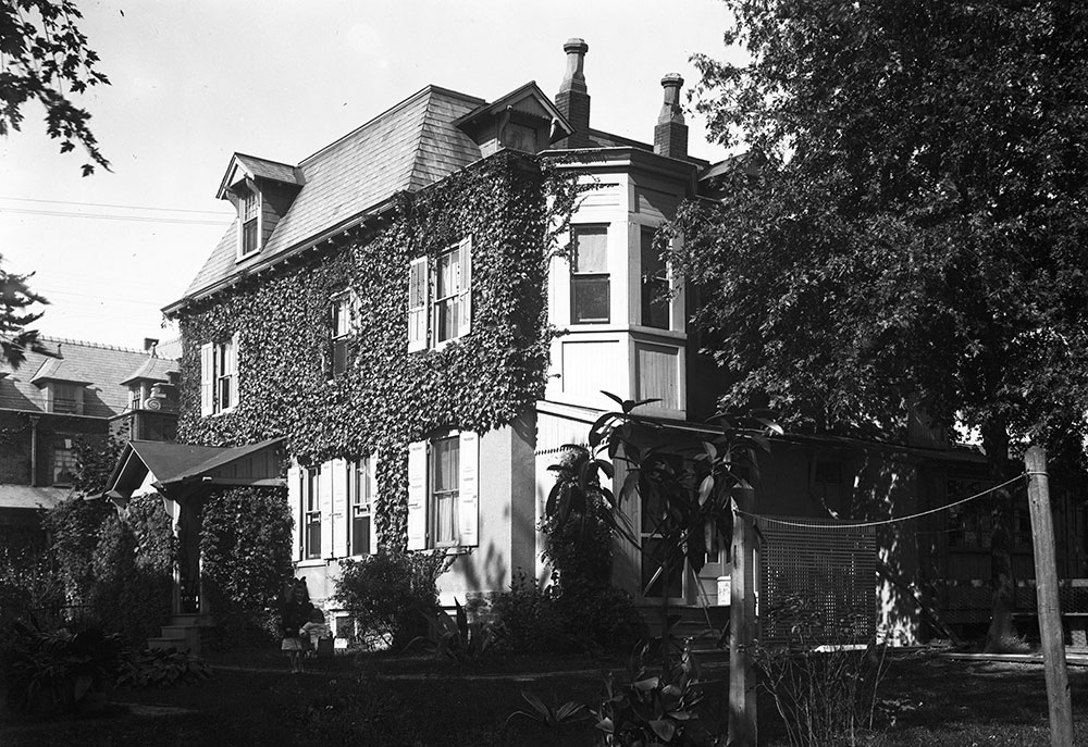 Residence of Virgil L. Johnson, from the rear