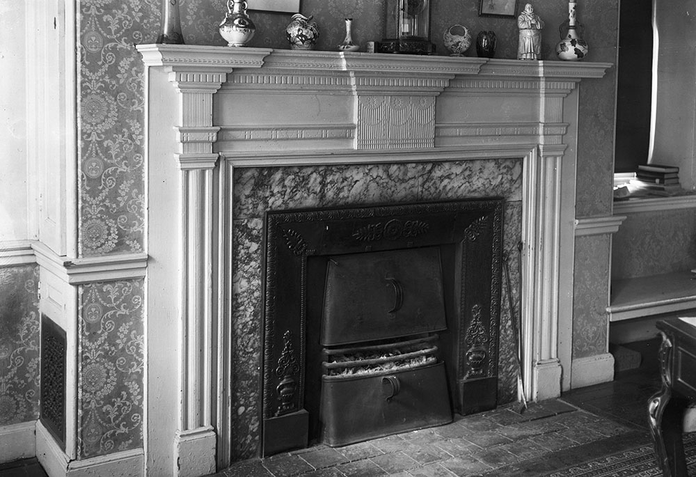 House, Detail of Parlor Mantle